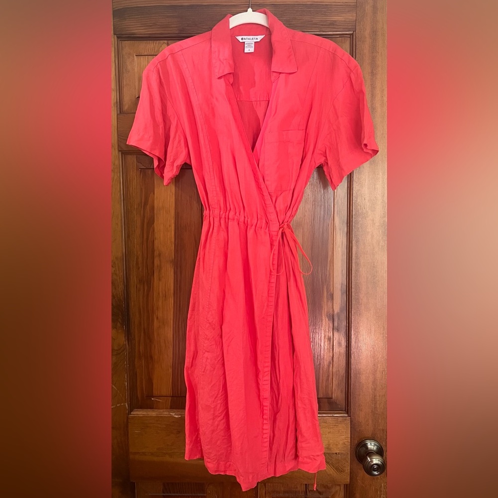 Athleta Playa Linen Wrap Size 8